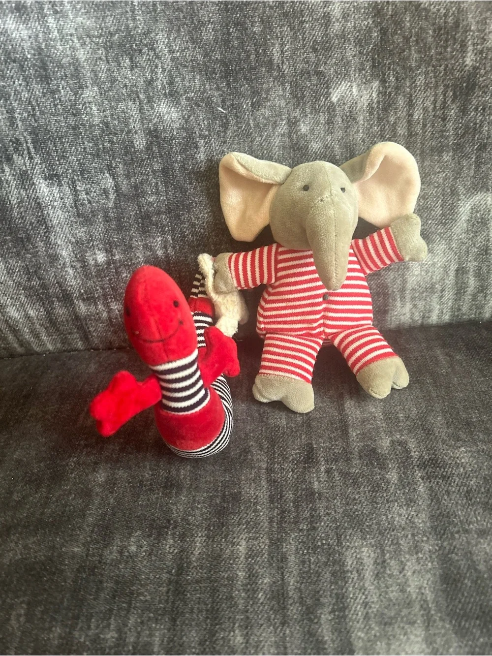 Jellycat bunny attached